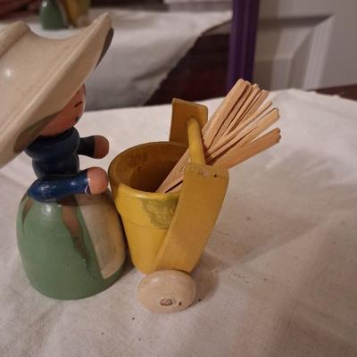 Antique Volco Toothpick Holder