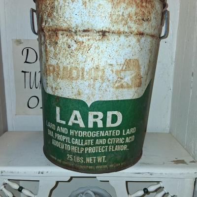 Antique Lard Can