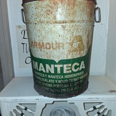 Antique Lard Can