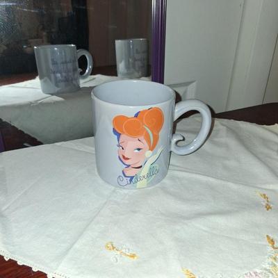Pair of Disney Cinderella Mugs