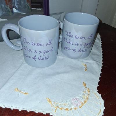 Pair of Disney Cinderella Mugs