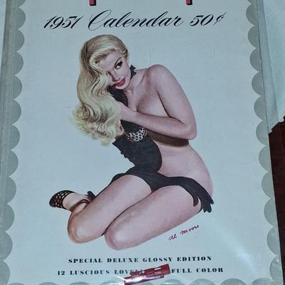 1951 Pin up Calendar