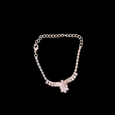 Rhinestone Necklace and Bracelet Set
