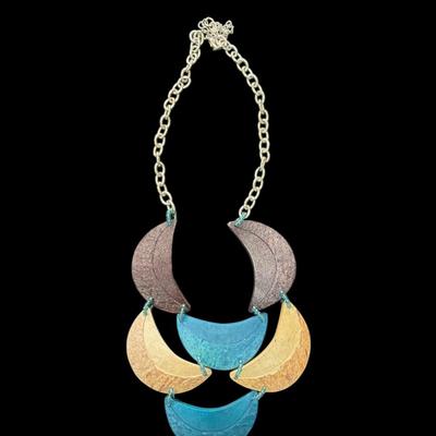 Set Of Three Colorful Necklaces