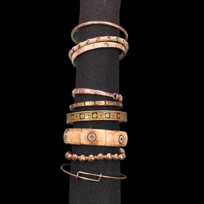 Set of 9 Bangle Bracelets