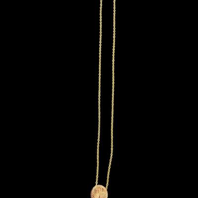 Set of 6 Gold Toned Costume Jewelry Necklaces