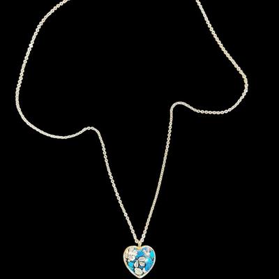 Set Of 3 Turquoise Colored Statement Necklaces