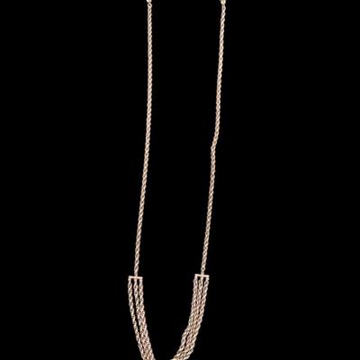 Vintage Multi Strand Chain Necklace