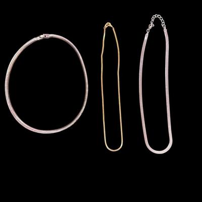 Snake And Herringbone Chains