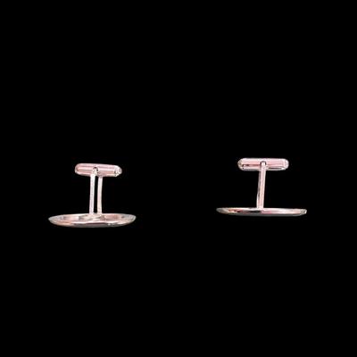 Vintage Silver Toned Playboy Club Cuff Links