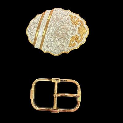Two Belt Buckles