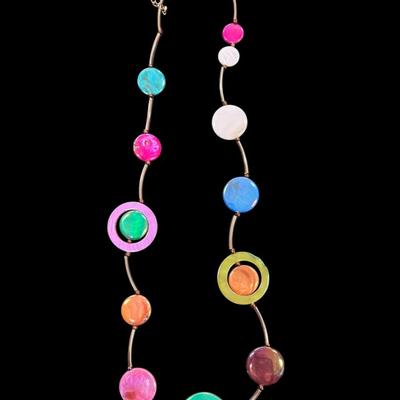 Assortment of 6 colorful necklaces