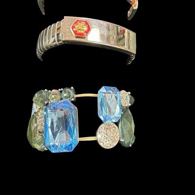 Assortment of Bracelets includes Medical ID Bracelet