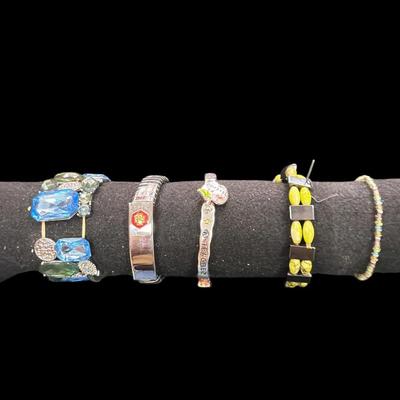 Assortment of Bracelets includes Medical ID Bracelet