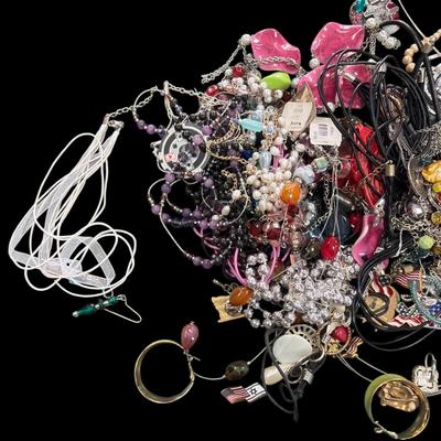 Assortment of Parts and Pieces of Jewelry