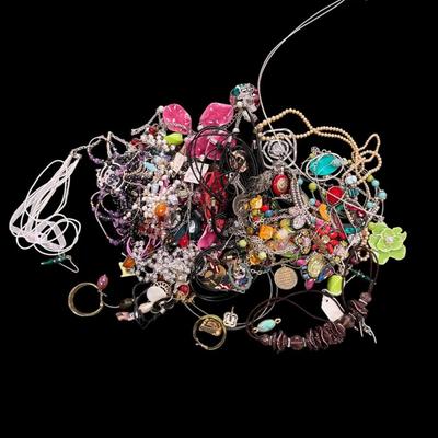 Assortment of Parts and Pieces of Jewelry