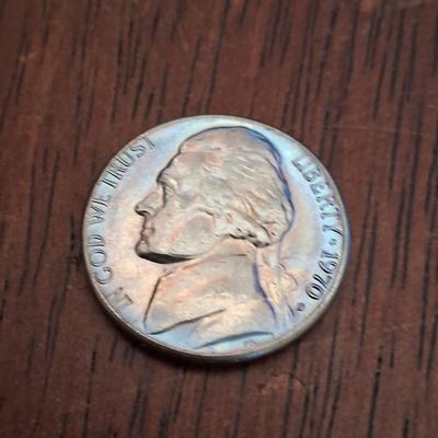 1970 Rainbow Nickel