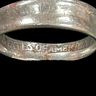 Ring Made from a US Quarter Choice #1
