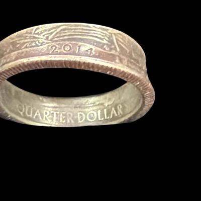 Ring Made from a US Quarter Does not test as silver Choice #2