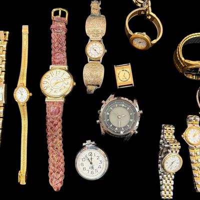Assortment of 16 Watches UNTESTED