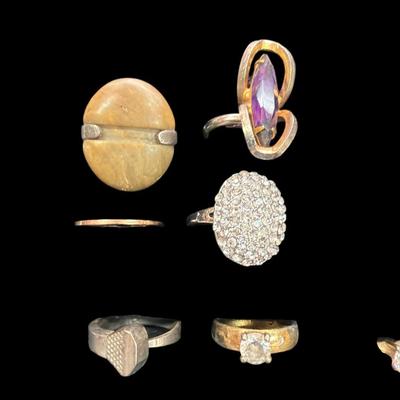 Large Lot of Assorted Rings