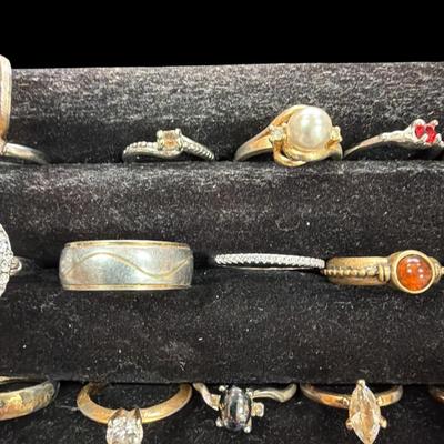 Large Lot of Assorted Rings