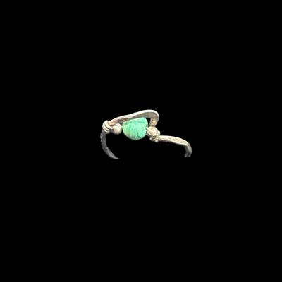 Collection of Vintage Jade and Turquoise Rings Set Of 5