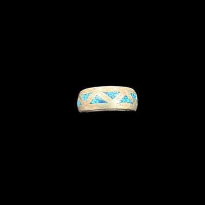 Collection of Vintage Jade and Turquoise Rings Set Of 5