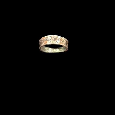 Ring Made From US Susan B Anthony Dollar NOT SILVER