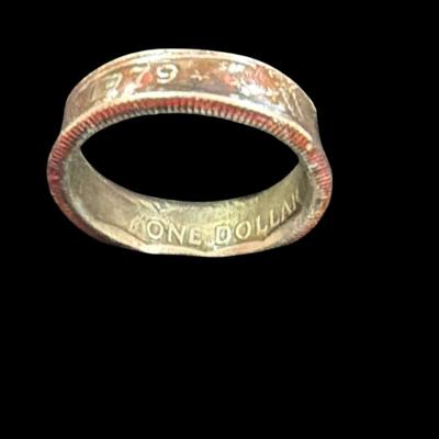 Ring Made From US Susan B Anthony Dollar NOT SILVER