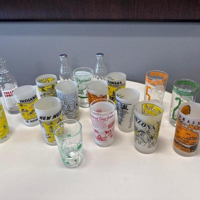Assortment of glassware