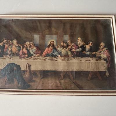 The last supper with Jesus