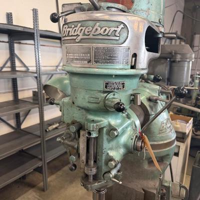 Bridgeport Milling Machine with Bridgeport Shaping Attachment