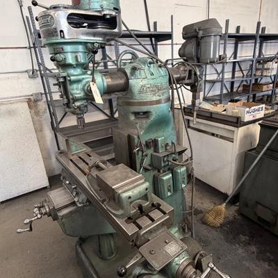 Bridgeport Milling Machine with Bridgeport Shaping Attachment
