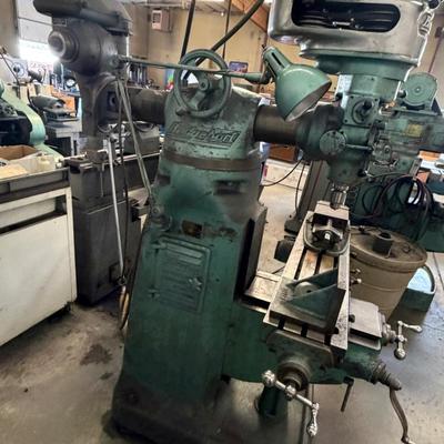 Bridgeport Milling Machine with Bridgeport Shaping Attachment