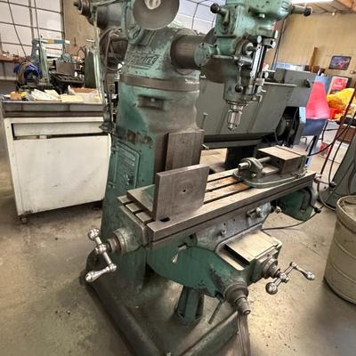 Bridgeport Milling Machine with Bridgeport Shaping Attachment
