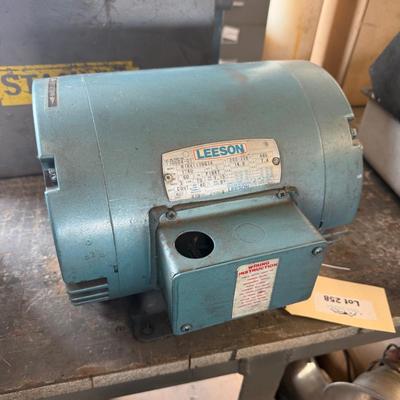 Leeson electric 3 Phase Motor - 5 HP
