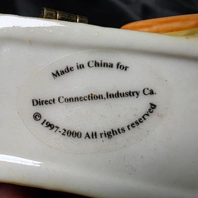 Vintage Beach Chair Trinket Box Direct Connection Limoges Style 1997–2000