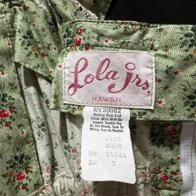 Green Dress by Lola jrs Hawaii