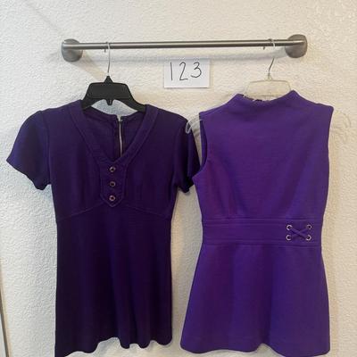 2 Short Purple dresses