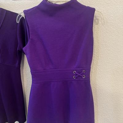 2 Short Purple dresses