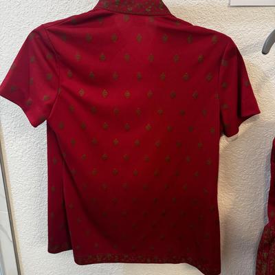 Shaheen Dark Red Outfit
