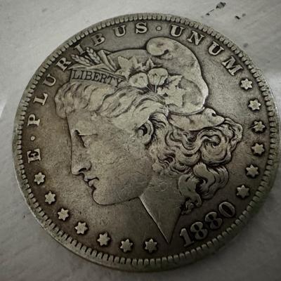 1880 Morgan Silver Dollar