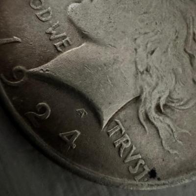 1924 Peace Dollar