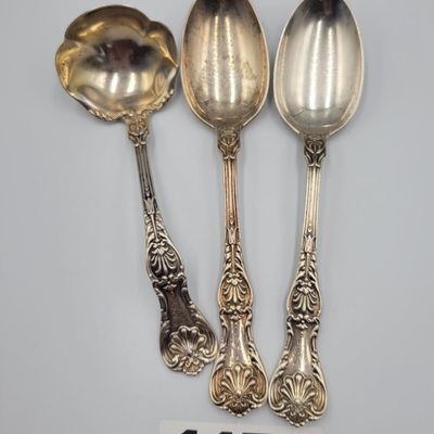 1170 - Gorham Sterling Silver King Edward Pat Flatware