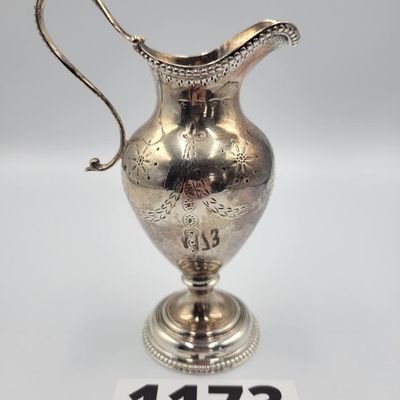 1173 - Sterling Silver Ewer