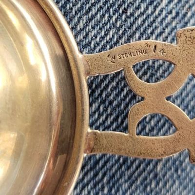1179 - Sterling Silver Tea Strainer