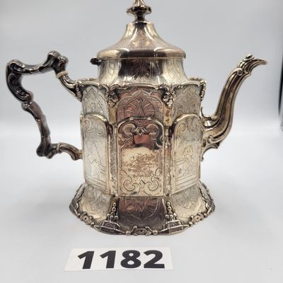 1182 - 3 Piece Sterling Silver Tea Set