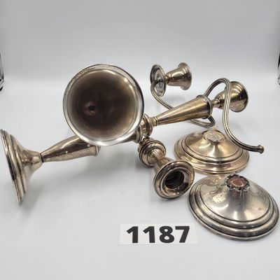 1187 - Lot of Weighted Sterling Silver - AS IS