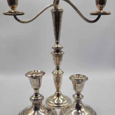 1187 - Lot of Weighted Sterling Silver - AS IS
